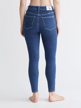 CALVIN KLEIN HIGH RISE SKINNY ANKLE JEANS